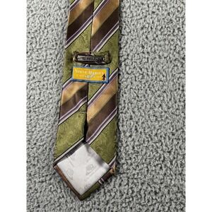 Steve Harvey Collection Silk Neck Tie Extra‎ Long Striped